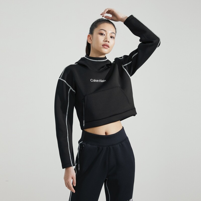 

Толстовка женская Calvin Klein Sports для бега, черный