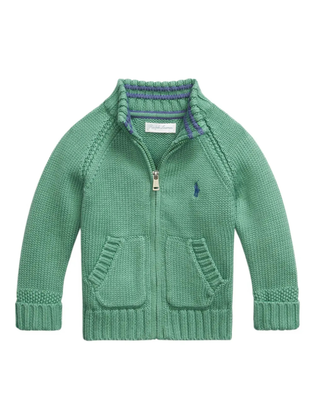 

POLO RALPH LAUREN KIDS кардиган Polo Pony, зеленый
