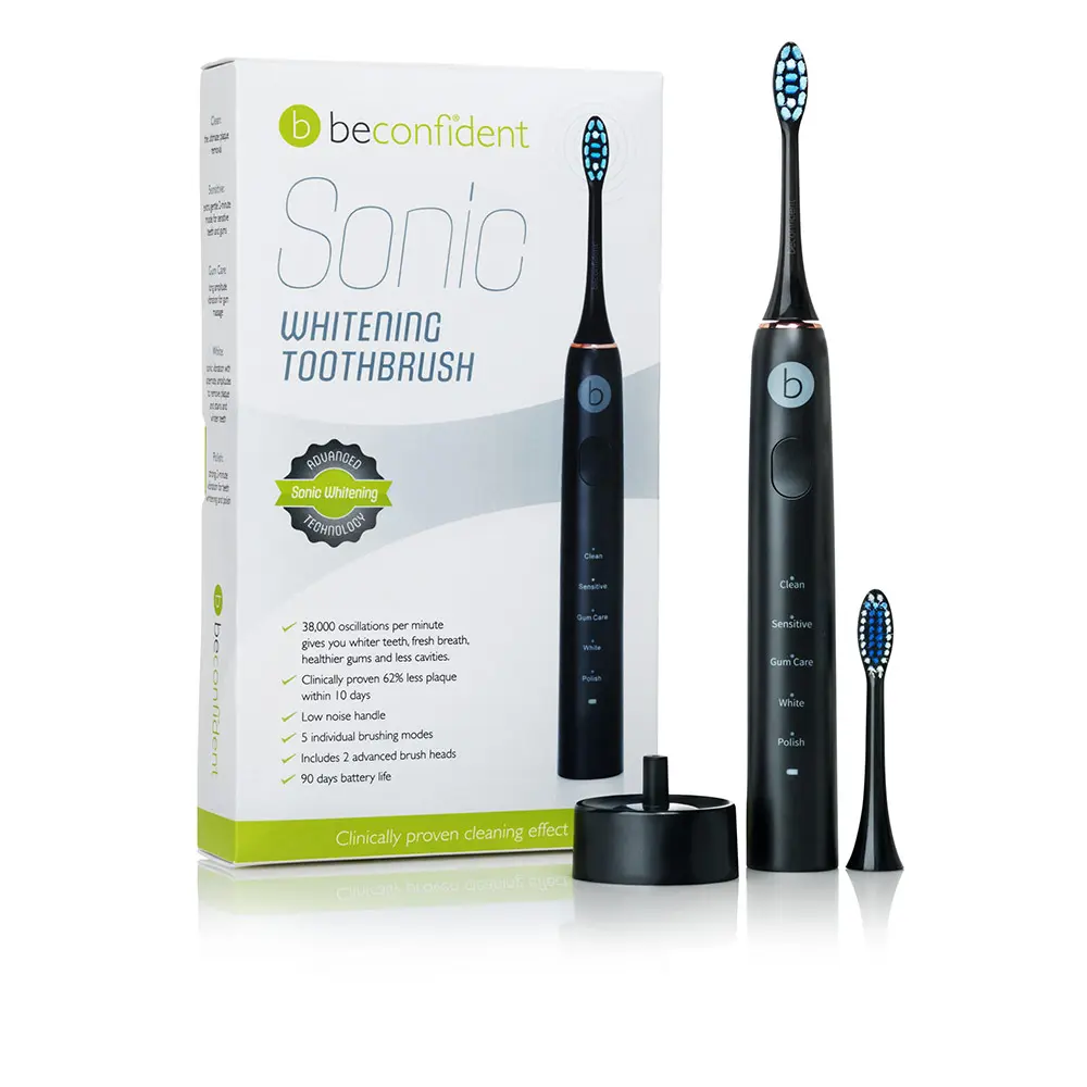 

Зубная щетка Sonic electric whitening toothbrush #black/rose gold Beconfident, 1 шт.