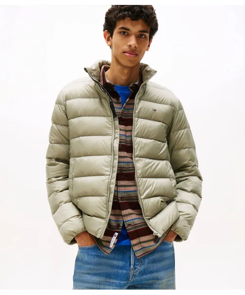 

Пуховик Regular fit Tommy Jeans, зеленый