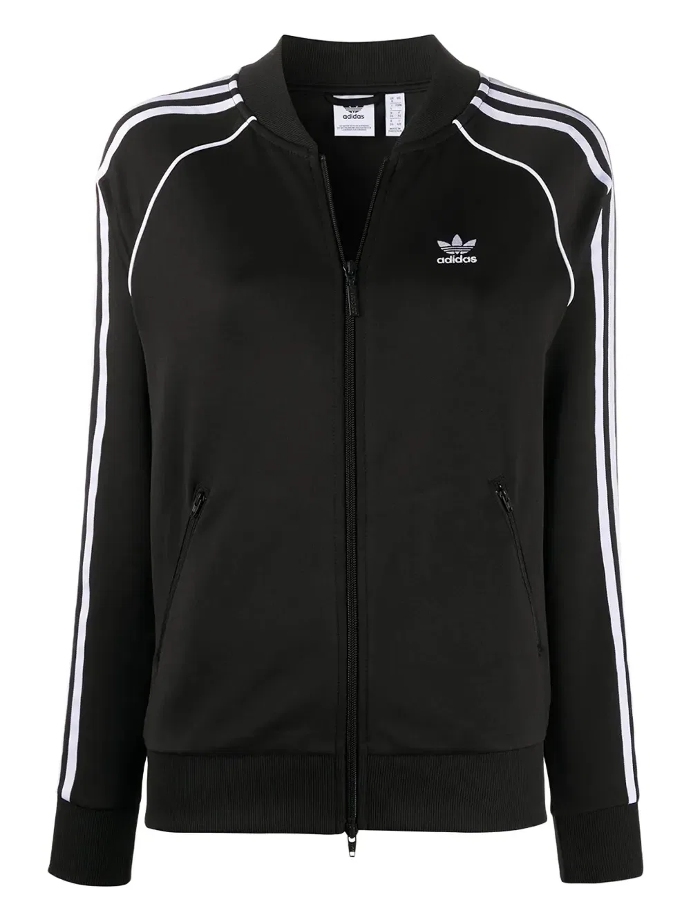 Куртка Superstar в полоску Adidas, черный