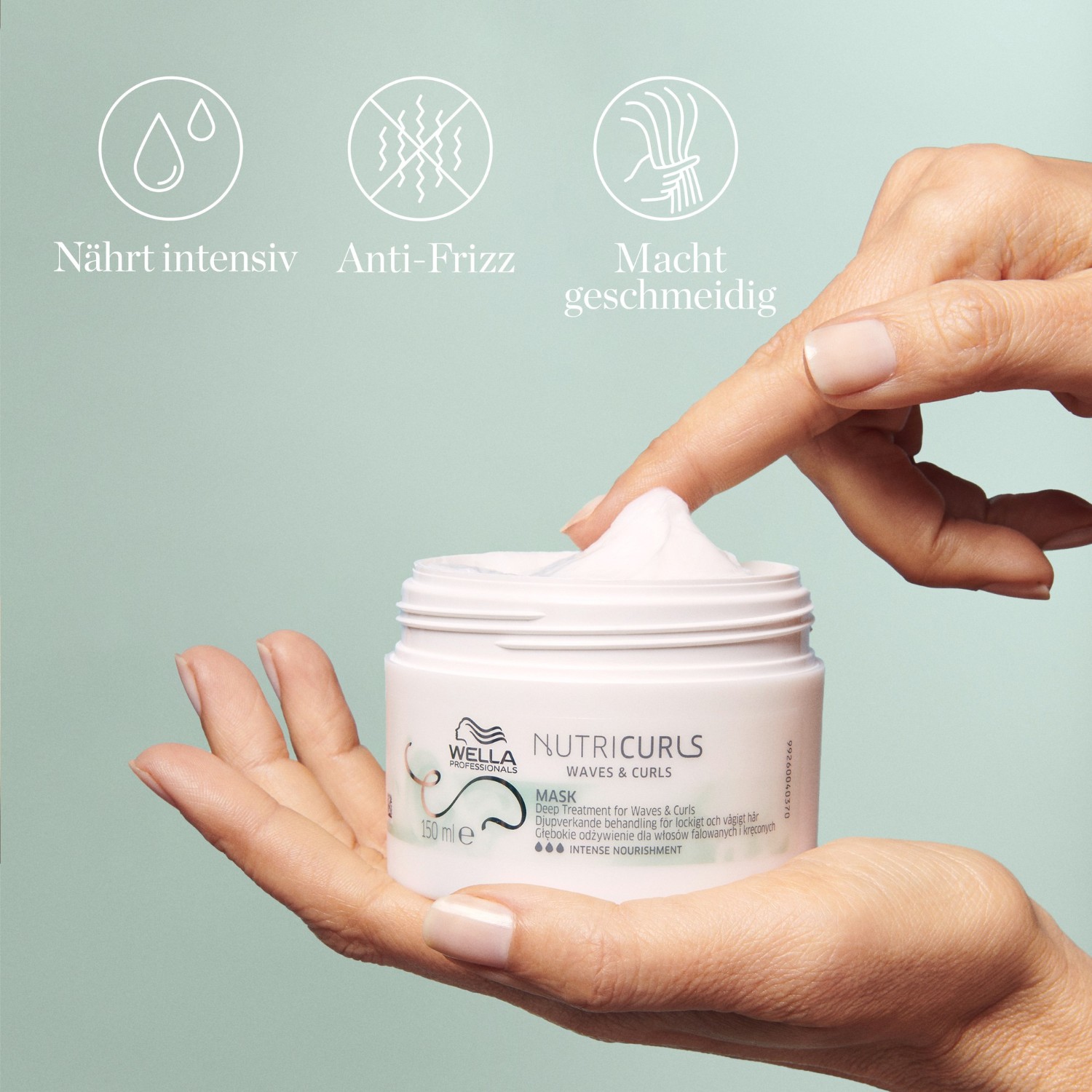 Маска для волос nutricurls mask Wella Professionals, объем 500 мл — фото 3