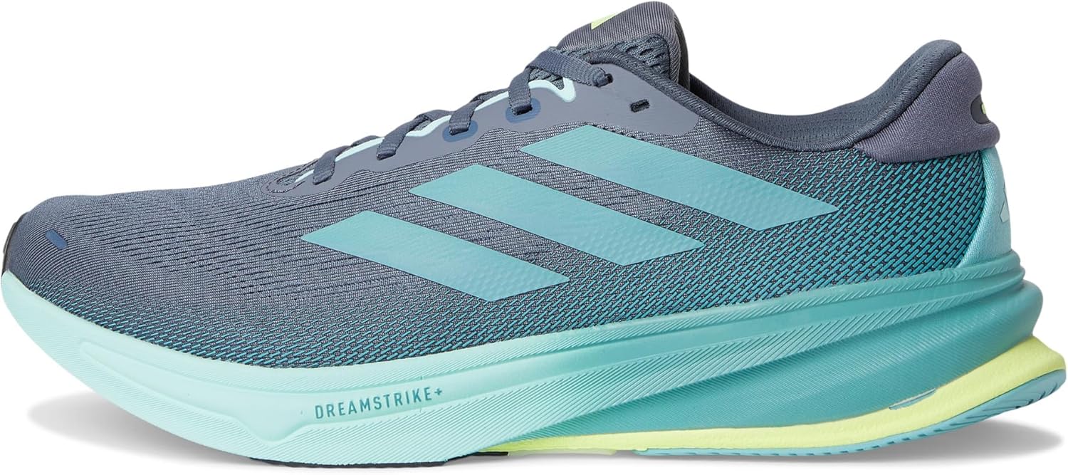 Мужские беговые кроссовки Adidas Supernova Rise 2, желтый/мятный — фото 4