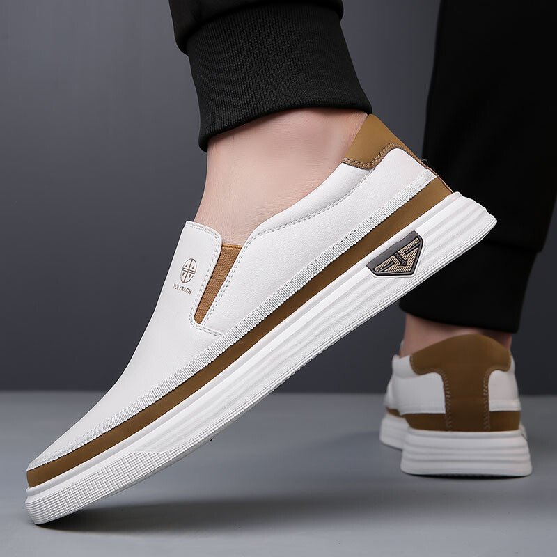 Туфли мужские Men"s Casual Men Low-Top Captain Illy, белый — фото 3