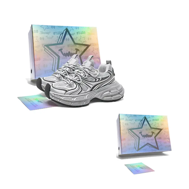 

Stateof Stars Мужские низкие массивные кроссовки Space Silver, цвет Space Silver