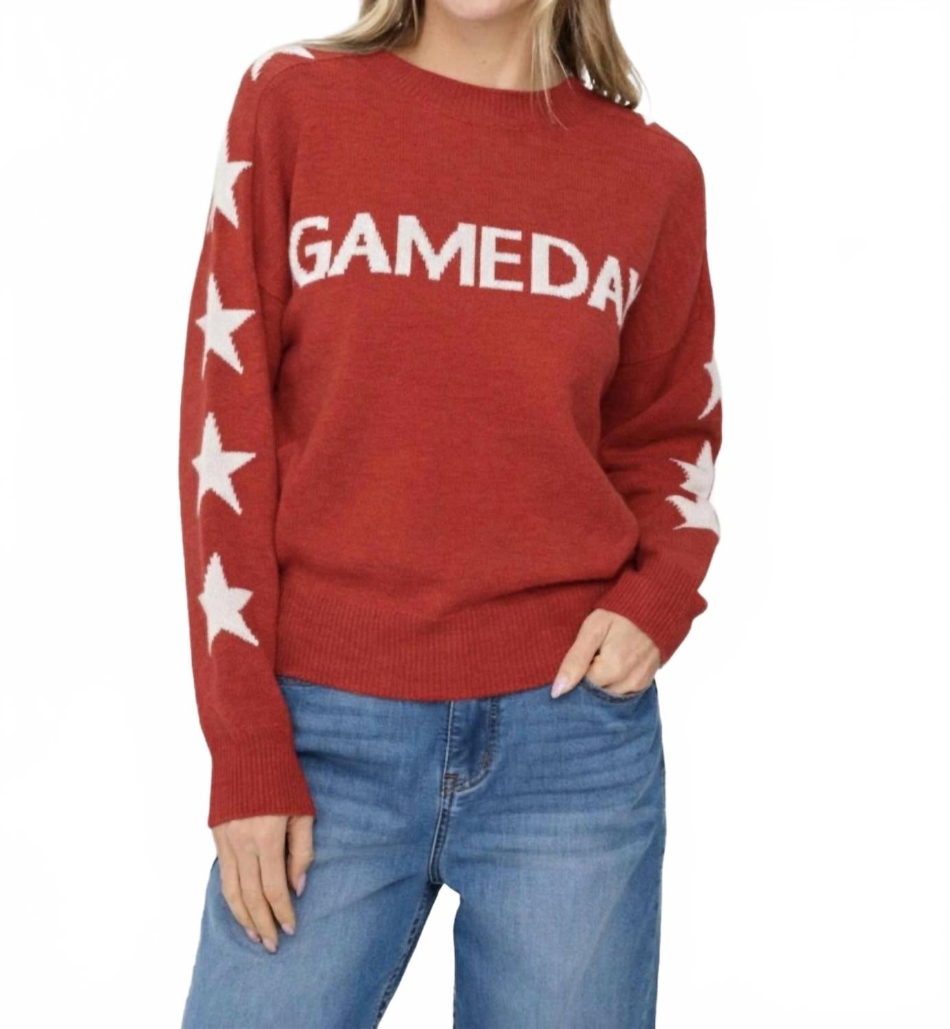 

SIX/FIFTY Свитер для игрового дня, красный