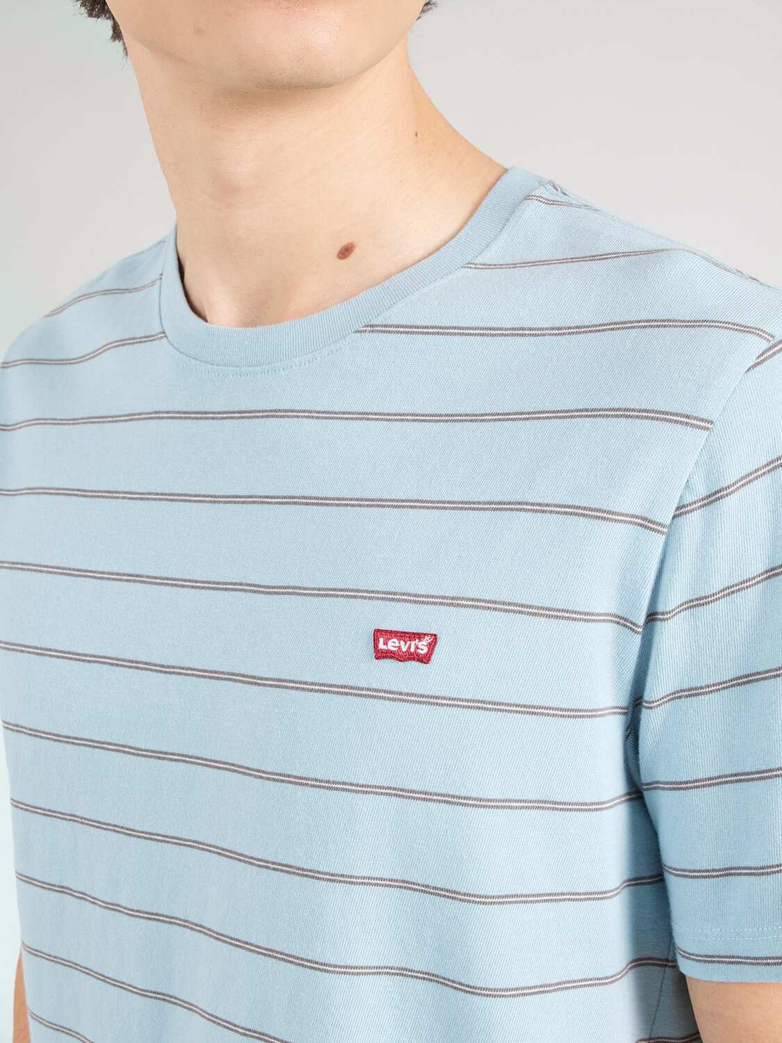 LEVI'S  Футболка 'ORIGINAL HM' в светло-голубом цвете — фото 2