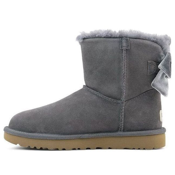 

Зимние ботинки мини-бейли бант бархатная лента 2.0 Ugg, серый
