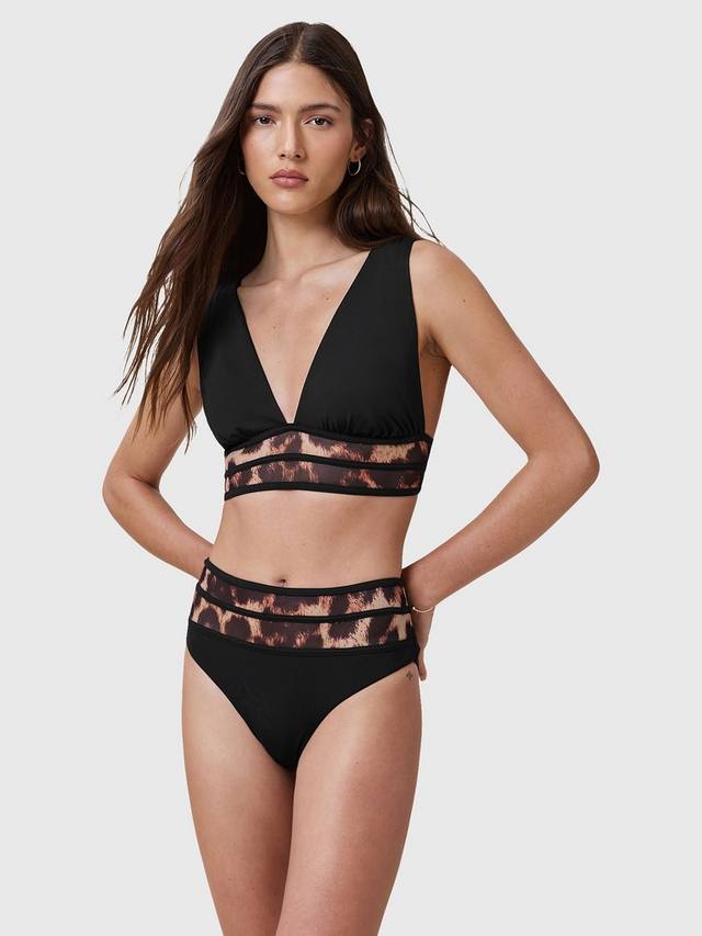 

Xalia бикини низы с леопардовым принтом AllSaints, Black