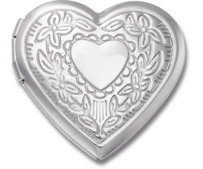 

Джиббитсы Silver Heart Locket Crocs