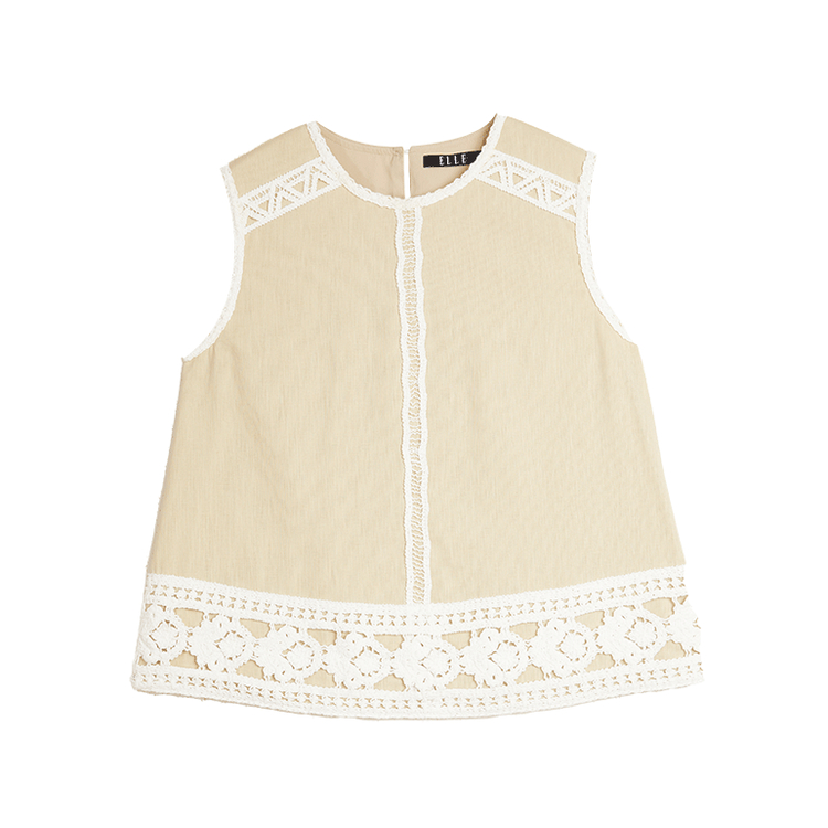 

Топ-майка женская с круглым вырезом Moderate Others ELLE, хаки