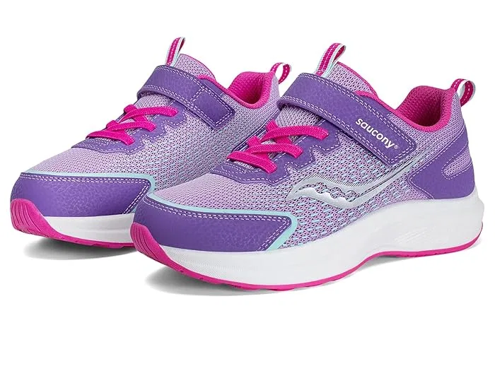 Кроссовки детские Cohesion FST Saucony Kids, Purple/Pink — фото 2