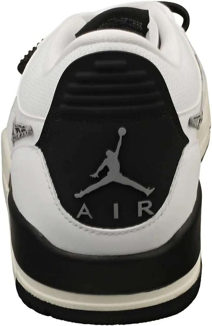 Мужские низкие кроссовки Nike Air Jordan Legacy 312, белый/черный/серый — фото 4