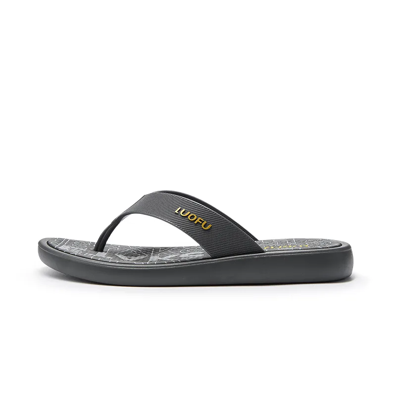 Мужские шлепанцы Abrasion Resistant LUOFU, Iron Gate Gray