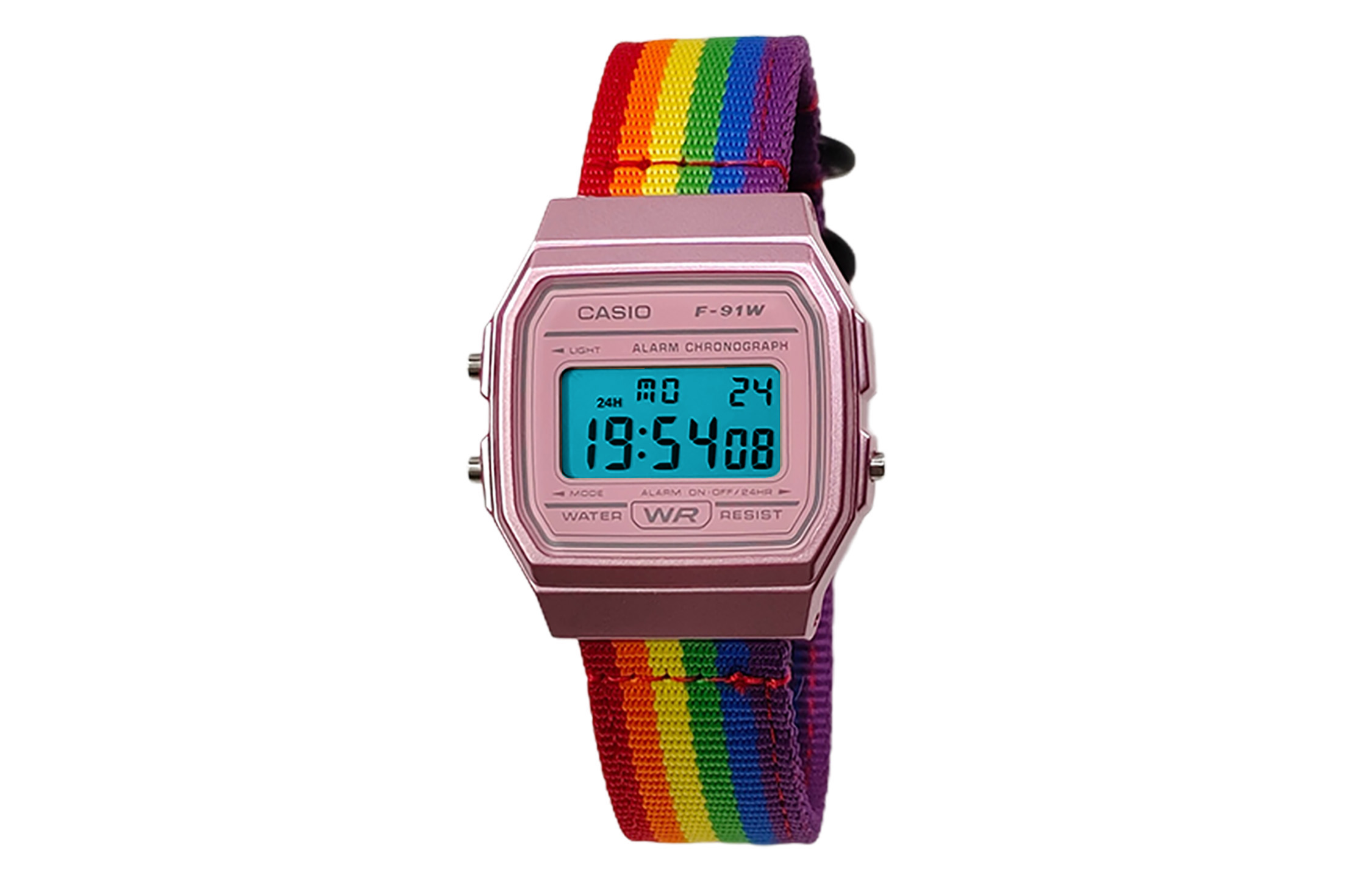 

Ретрофрит серия кварцевый механизм нейлоновый ремешок женские часы разноцветный циферблат CASIO