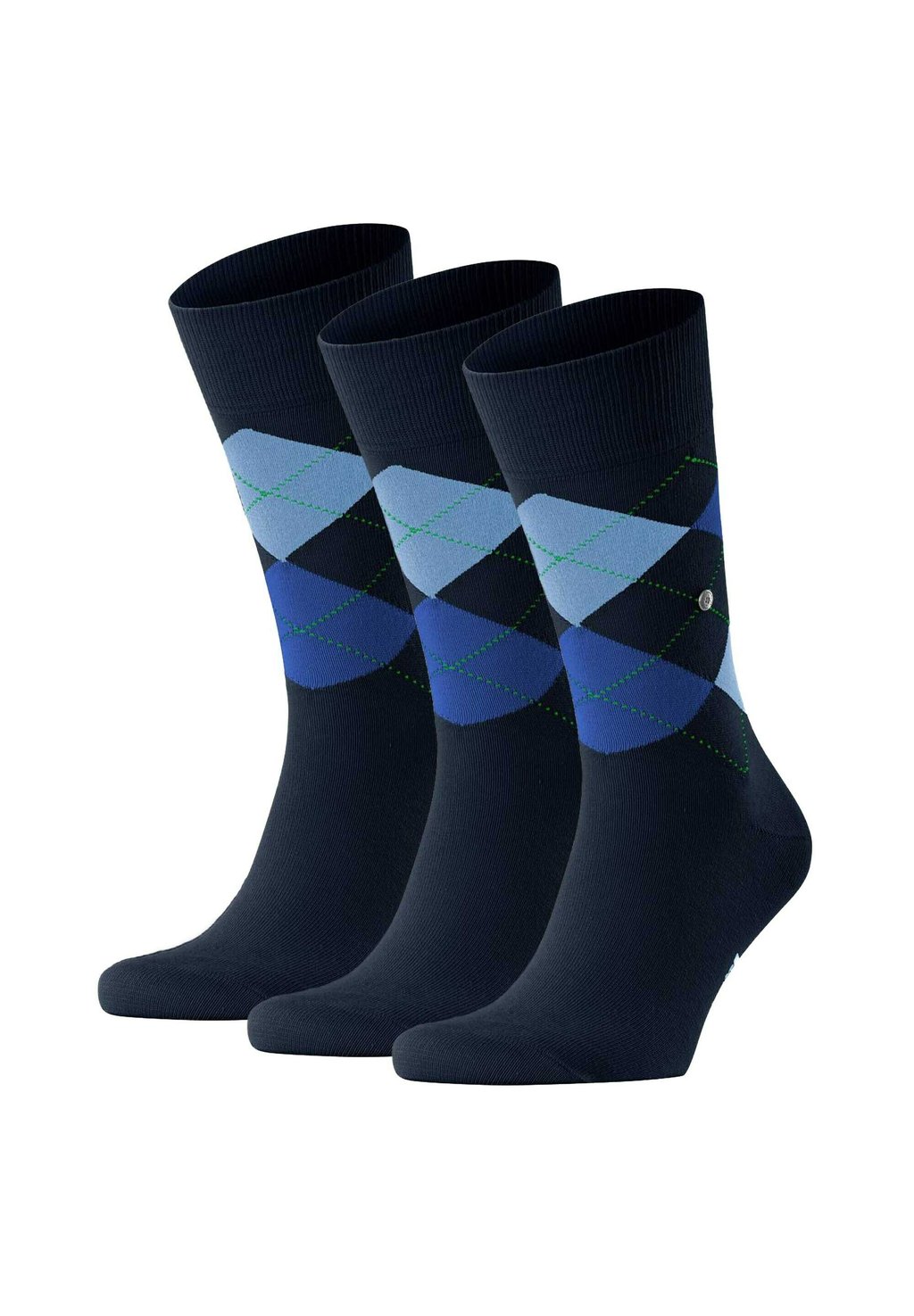 

Носки 3ER PACK - KING, LOGO EMBLEM KING Burlington, цвет Dunkelblau Marine Hellblau