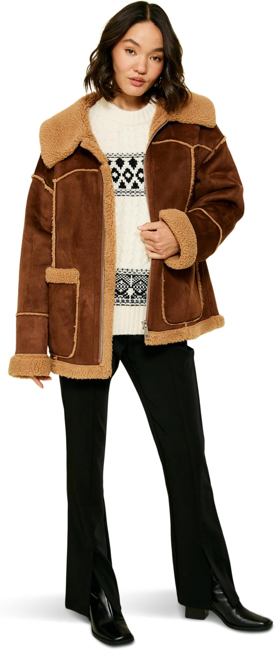 

Пальто line and dot Jackson Coat, цвет Walnut