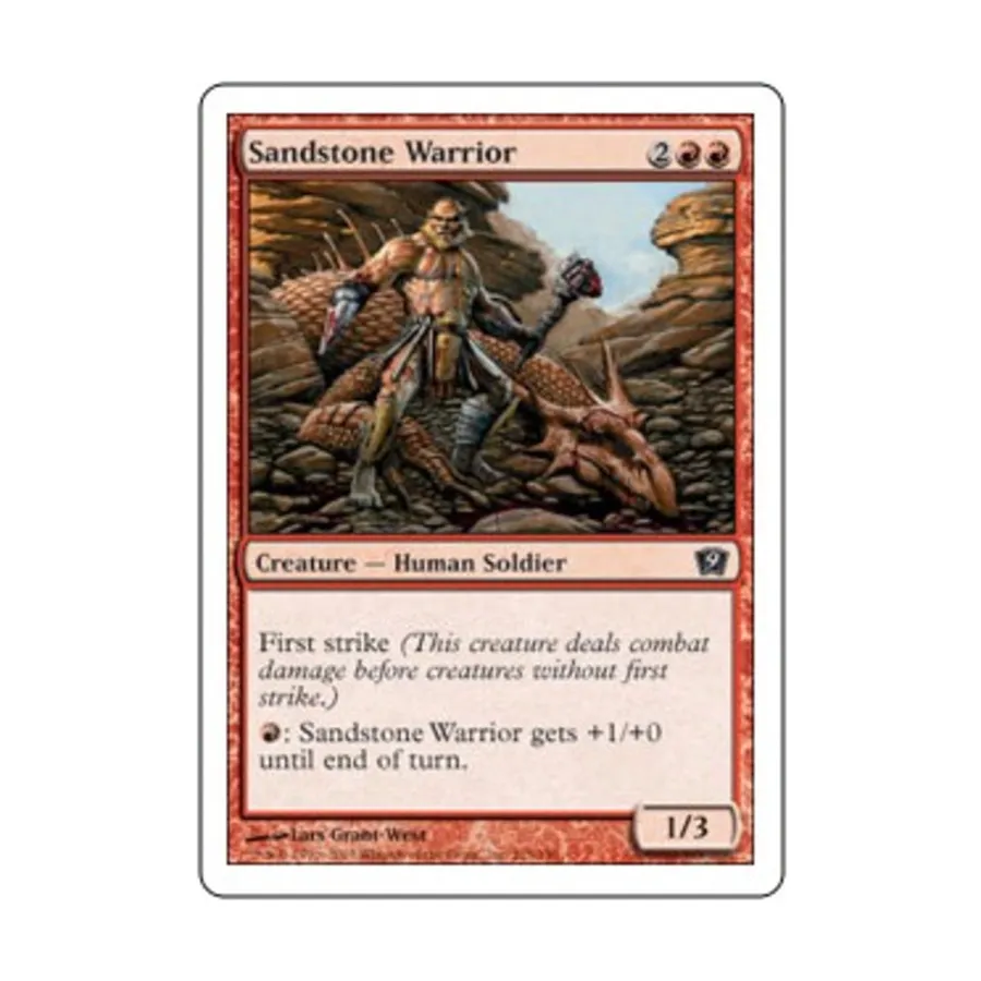 

CCG Песчаниковый воин (клавиша C), MTG - 9th Edition