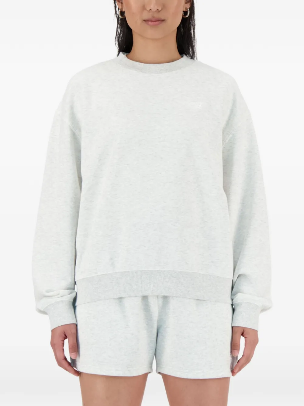 

Спортивный свитшот с круглым вырезом New Balance, серый