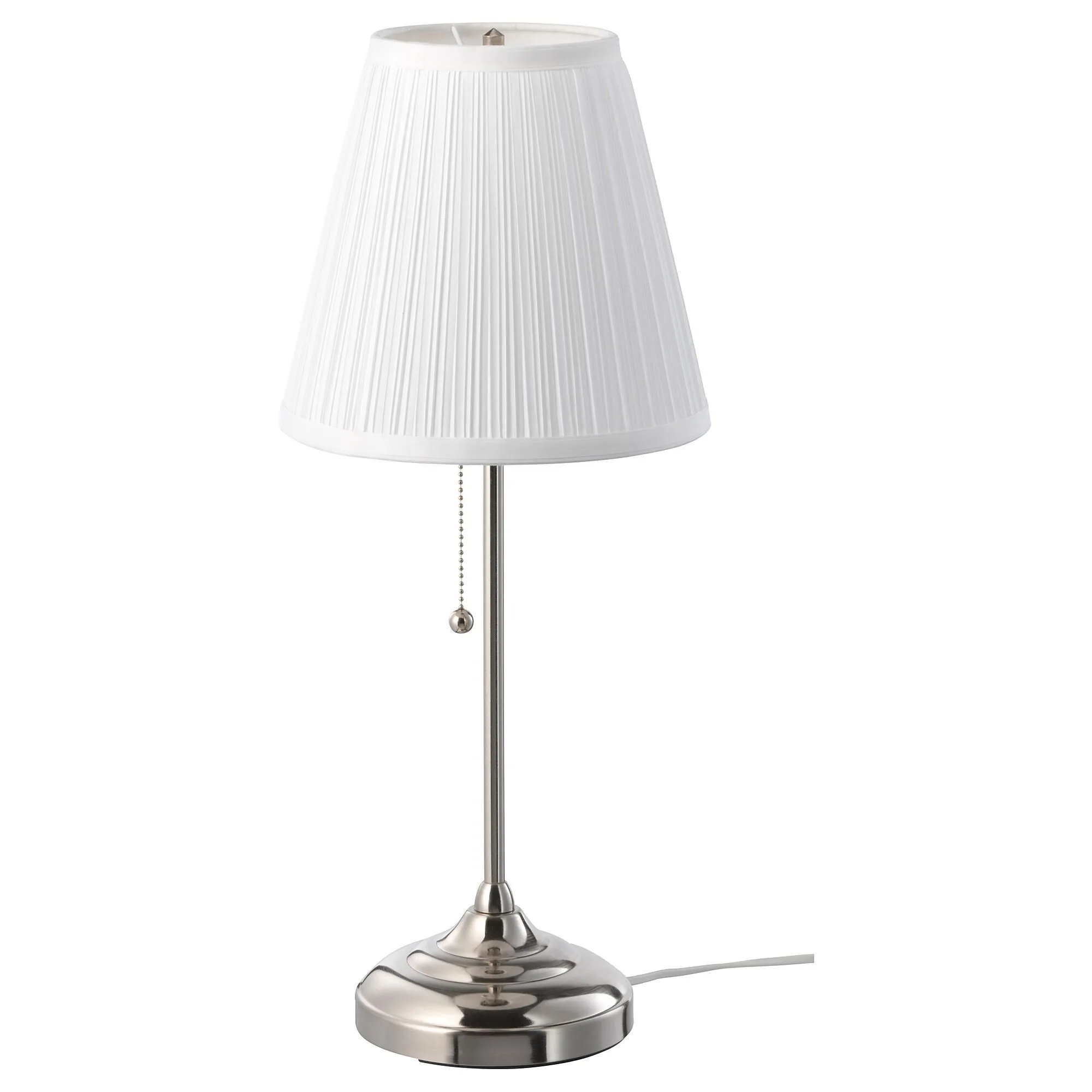 

Абажур, никелированный/белый ÅRSTID IKEA