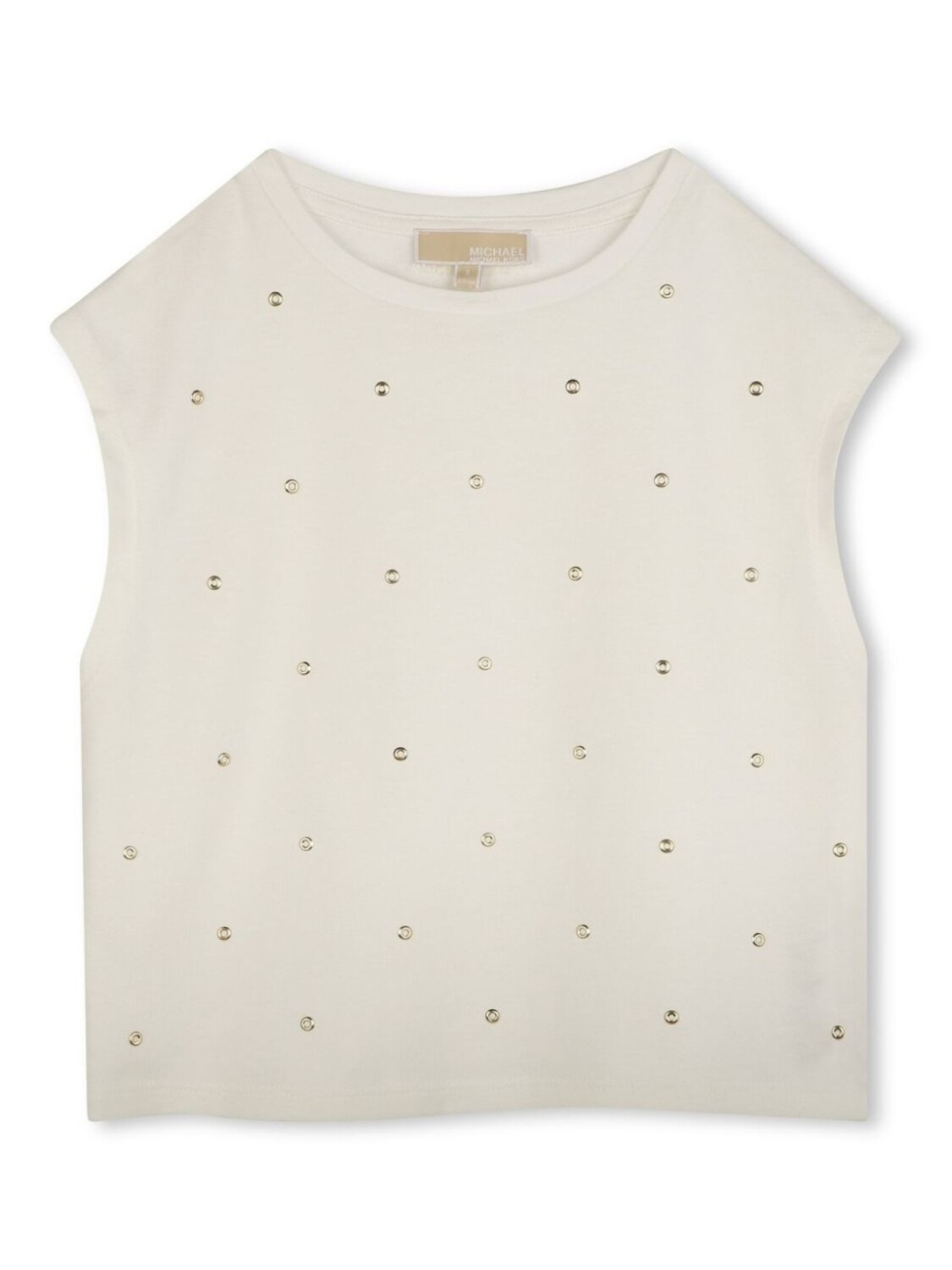 

Michael Kors Kids футболка с люверсами, белый