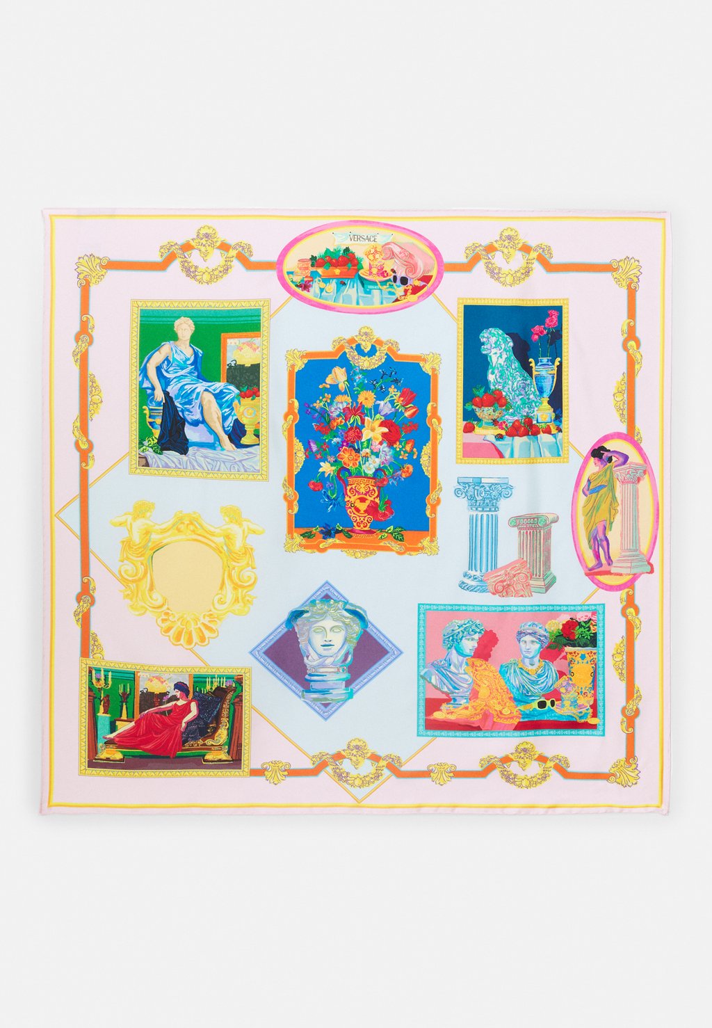 

Шарф FOULARD SETA GALLERY Versace, мультиколор