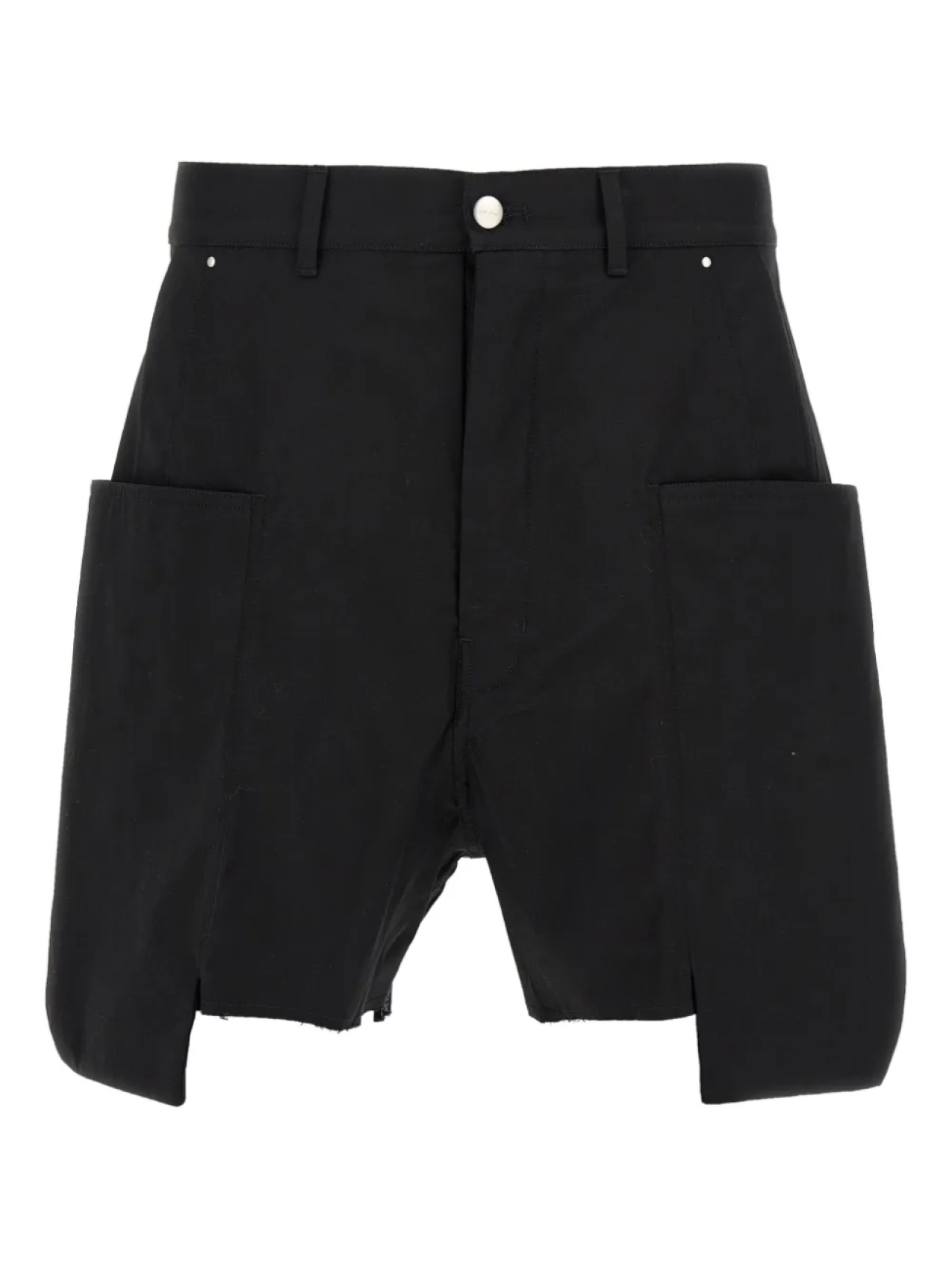 

Шорты карго Rick Owens Stefan с необработанным краем, черный