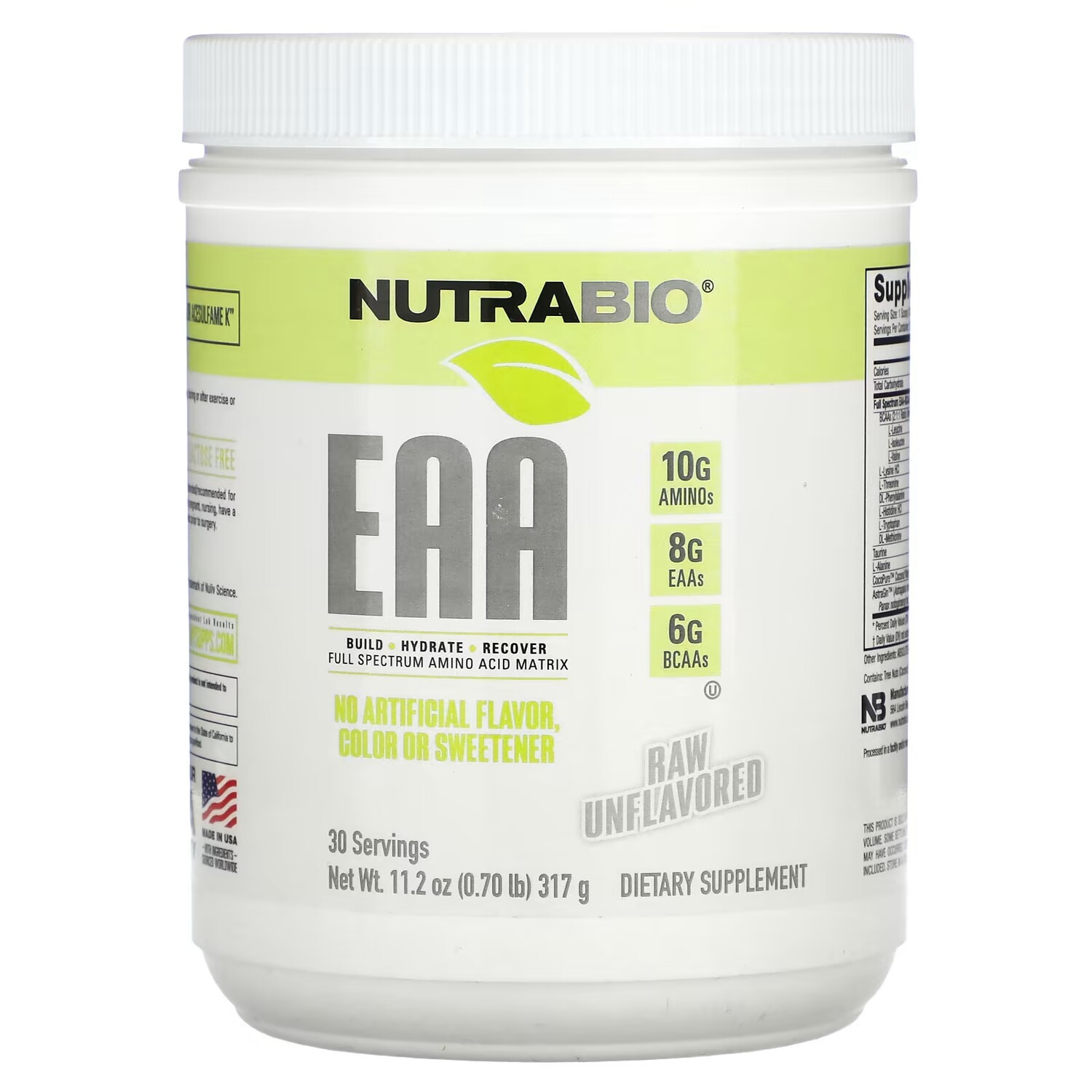 

Добавка NutraBio EAA, 317 г