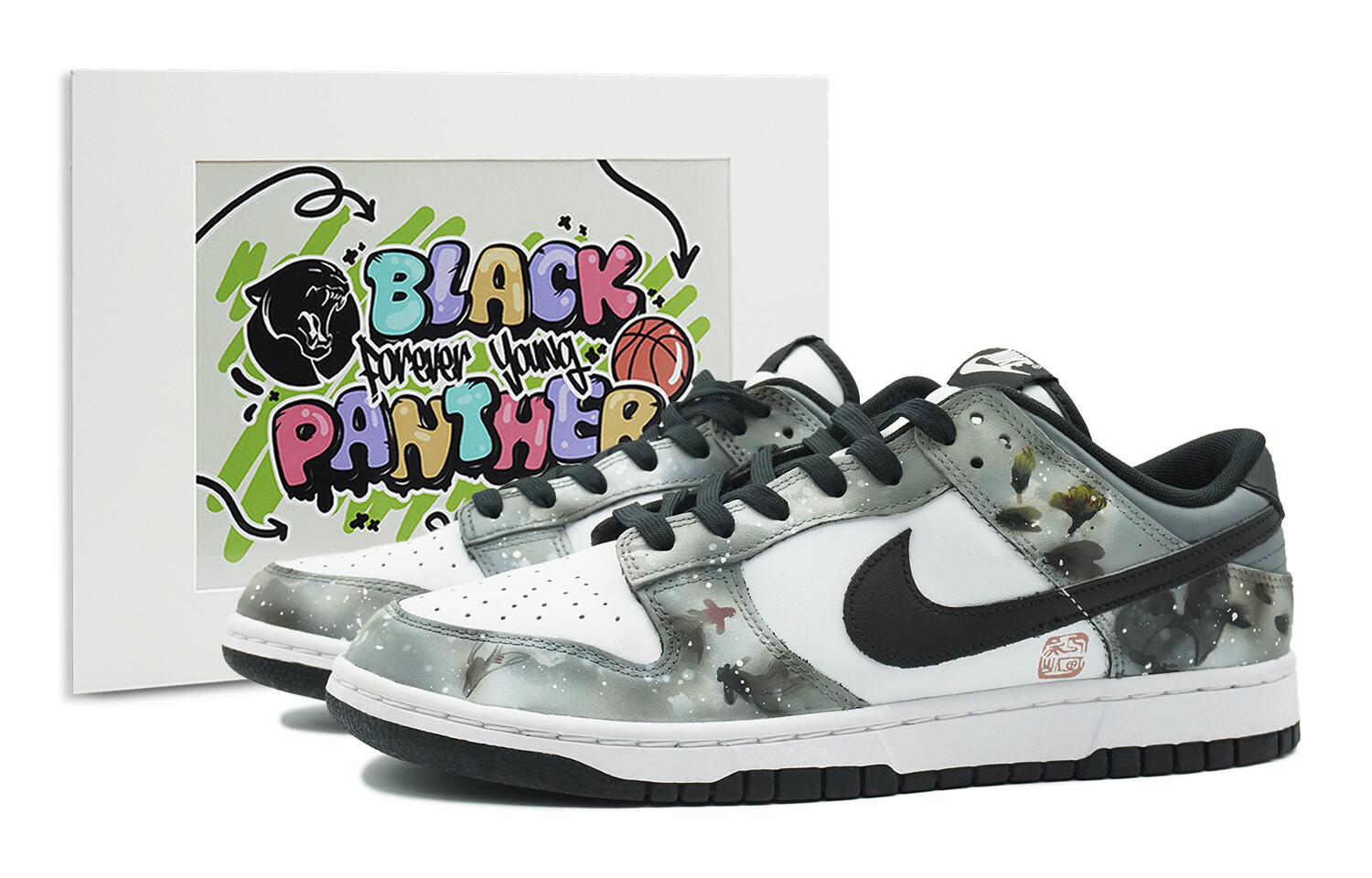 

Мужские кроссовки для скейтбординга Nike Dunk, Black