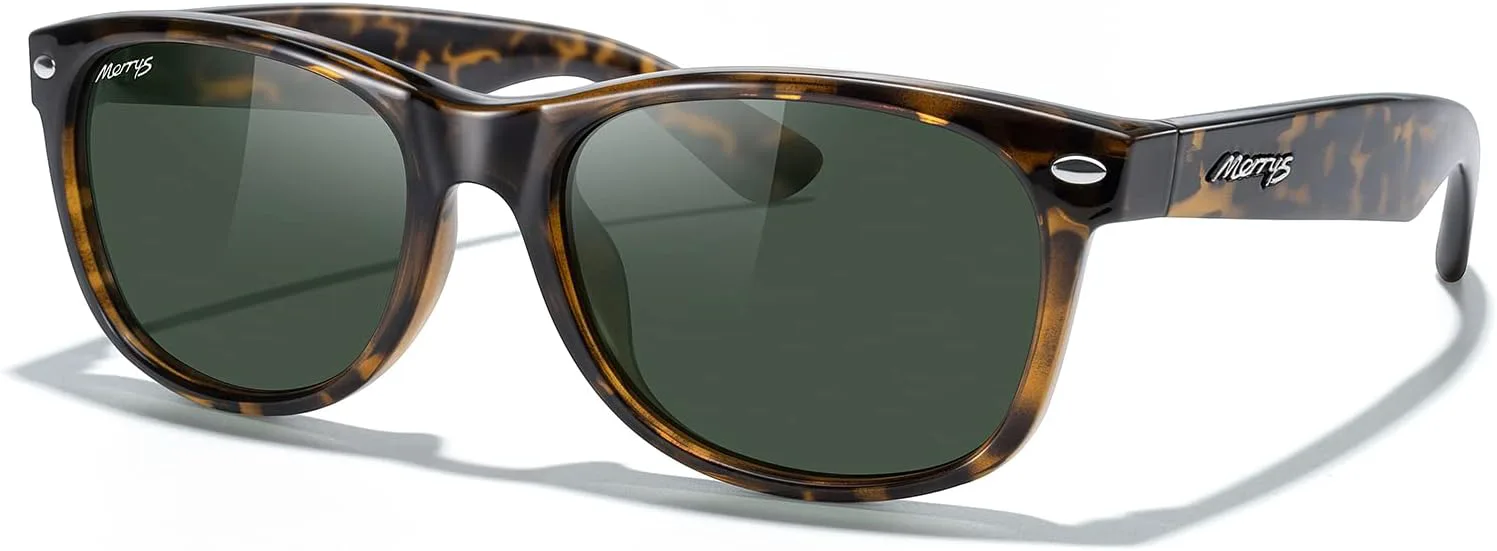 

Солнцезащитные очки MERRY'S Polarized Unisex Shades для мужчин и женщин, винтажные поляризованные солнцезащитные очки с зеркальными линзами, Leopard Frame/G15 Lens