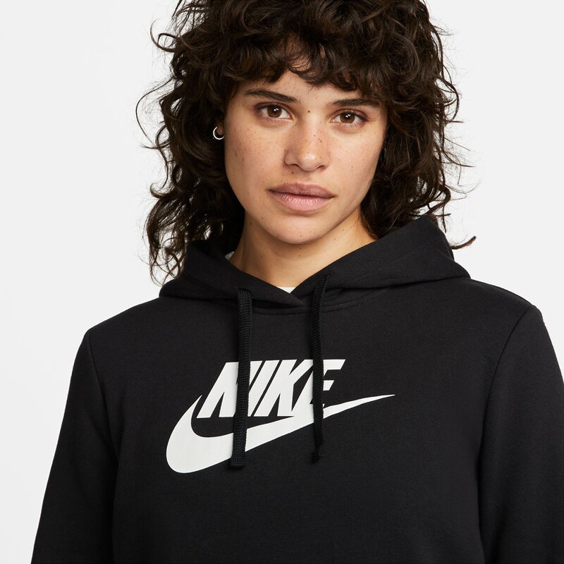 Hooded sweatshirt w nsw club flc gx std po hdy Nike, черный — фото 3