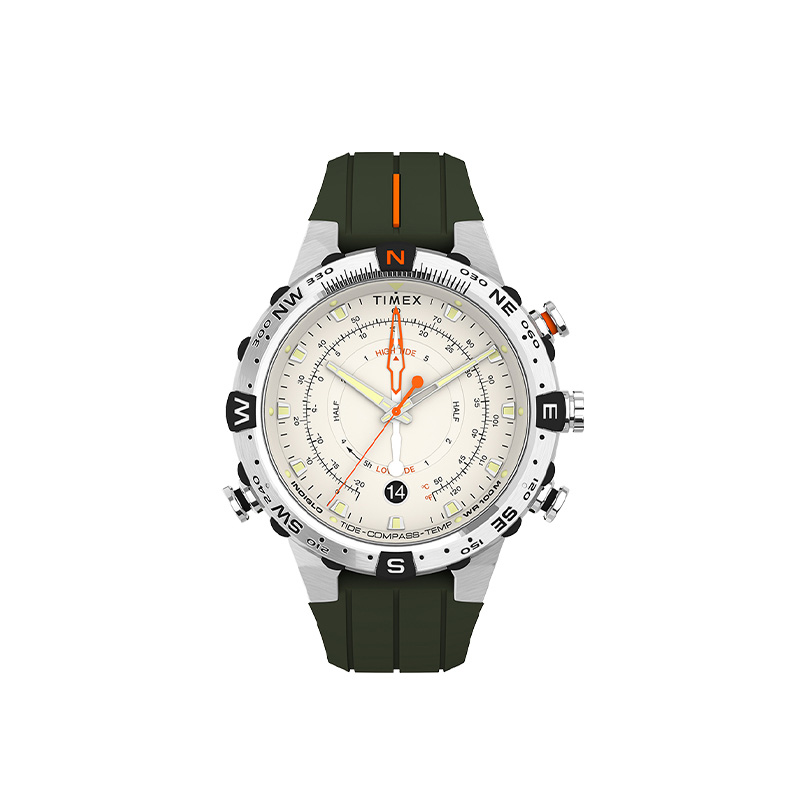 

TIMEX Экспедиция коллекция наручные часы кварцевый механизм силиконовый ремешок 45 мм бежевый циферблат мужские часы