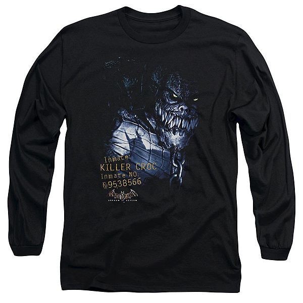 

Футболка с длинным рукавом Batman Arkham Asylum Arkham Killer Croc Licensed Character