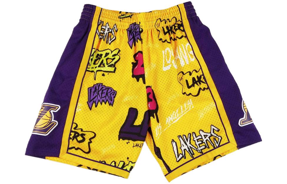 

Митчелл энд Несс Баскетбольные шорты Унисекс Желтые Mitchell Ness