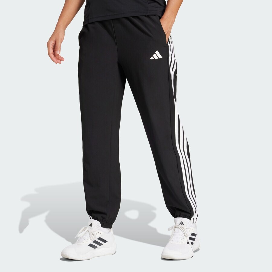 Длинные брюки ADIDAS PERFORMANCE Tapered Workout Pants Essentials, черный — фото 2