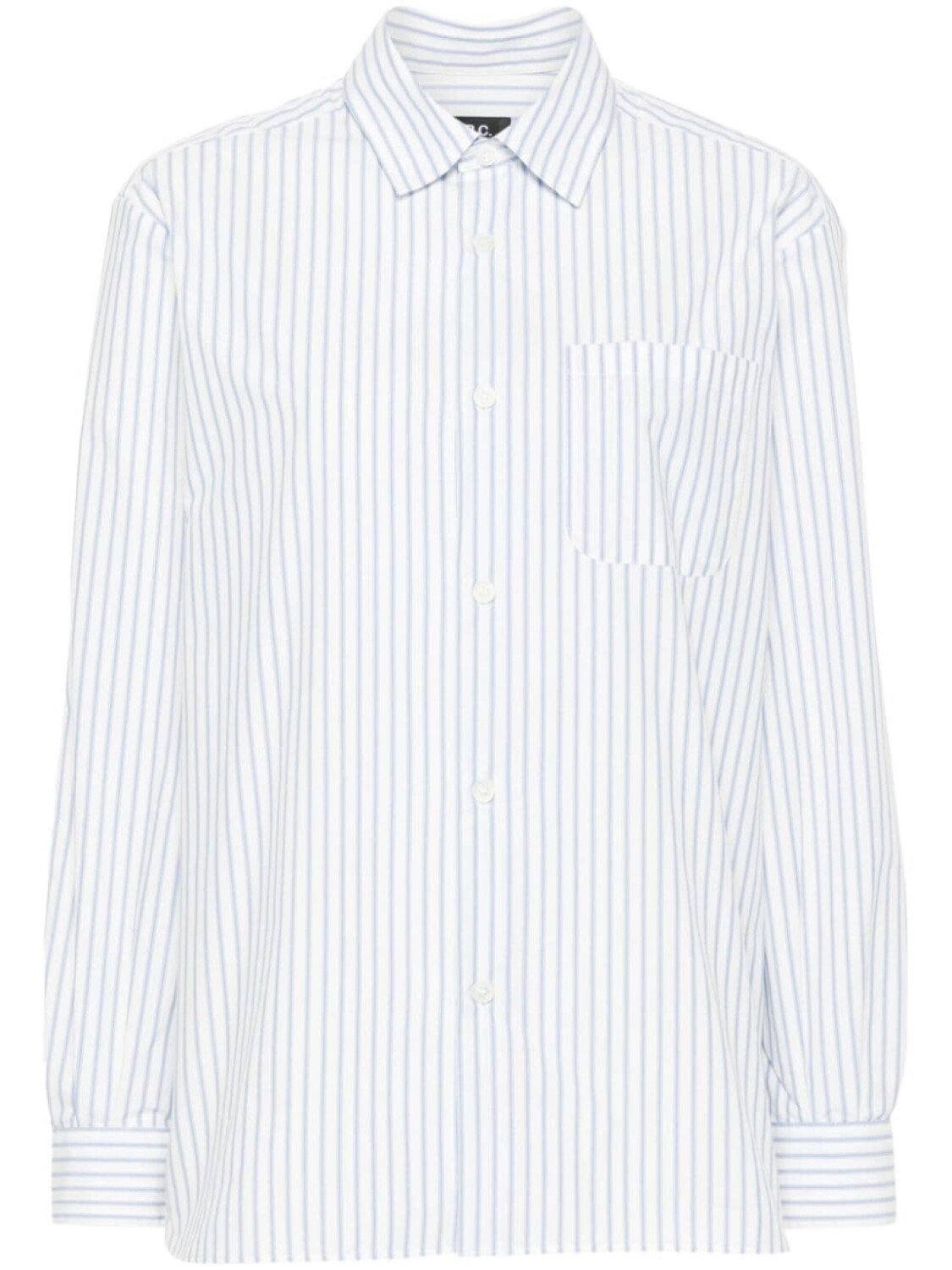 

A.P.C. рубашка Sela в полоску, синий