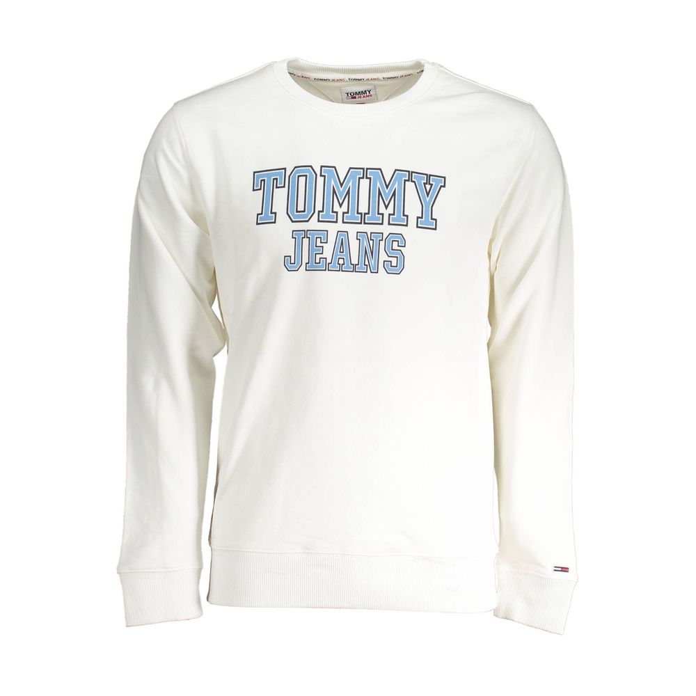 

Белый хлопковый мужской свитер Tommy Hilfiger