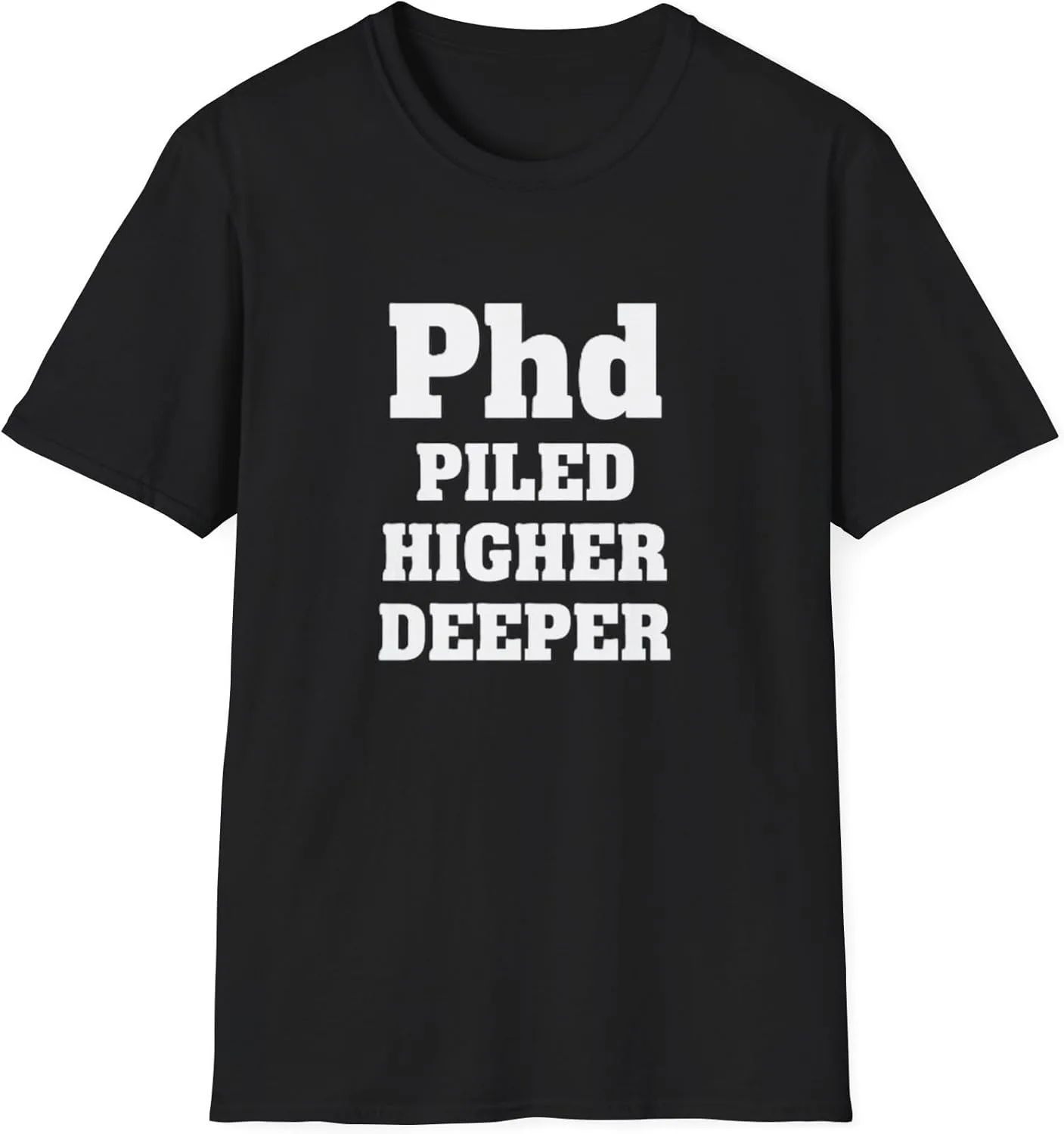 Футболка Funny PhD Student Graduate Ph.D. Graduation Doctorate Doctors Postdoc Gift 4 GENERIC, черный