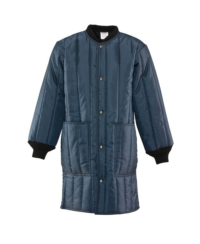 

Tall Econo-Tuff Frock Liner Теплое легкое утепленное пальто для рабочей одежды RefrigiWear, синий