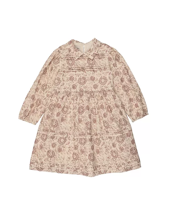 

Детское плиссированное платье с рукавами 3/4 - для малышек и девочек постарше. Maniere, мультиколор