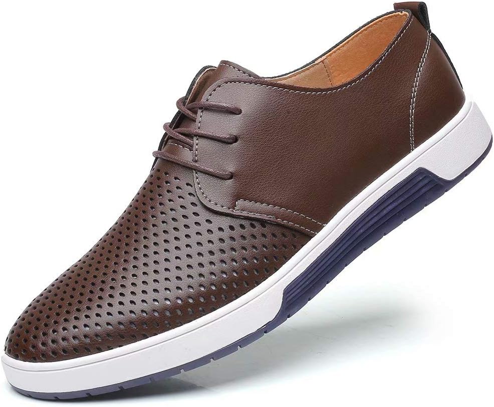 

Мужские повседневные оксфорды konhill - дышащие туфли-лоферы на шнурках, плоские кроссовки