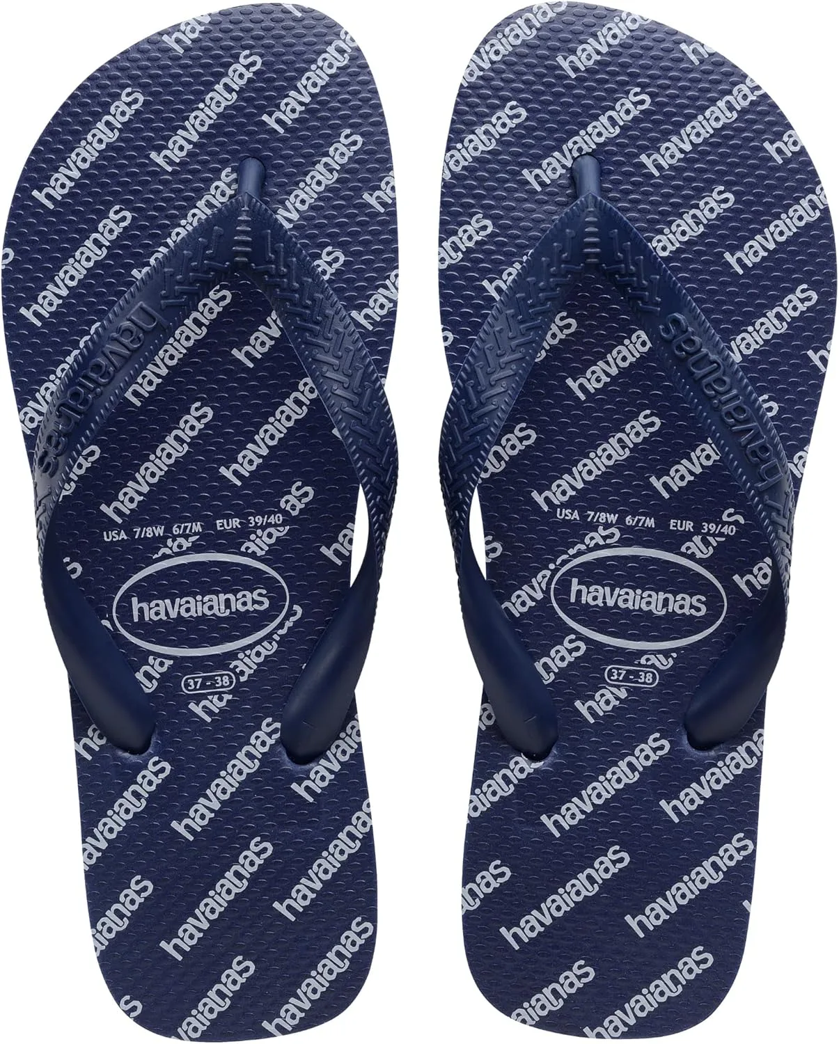 Шлепанцы Havaianas Top Logomania Essential, темно-синий