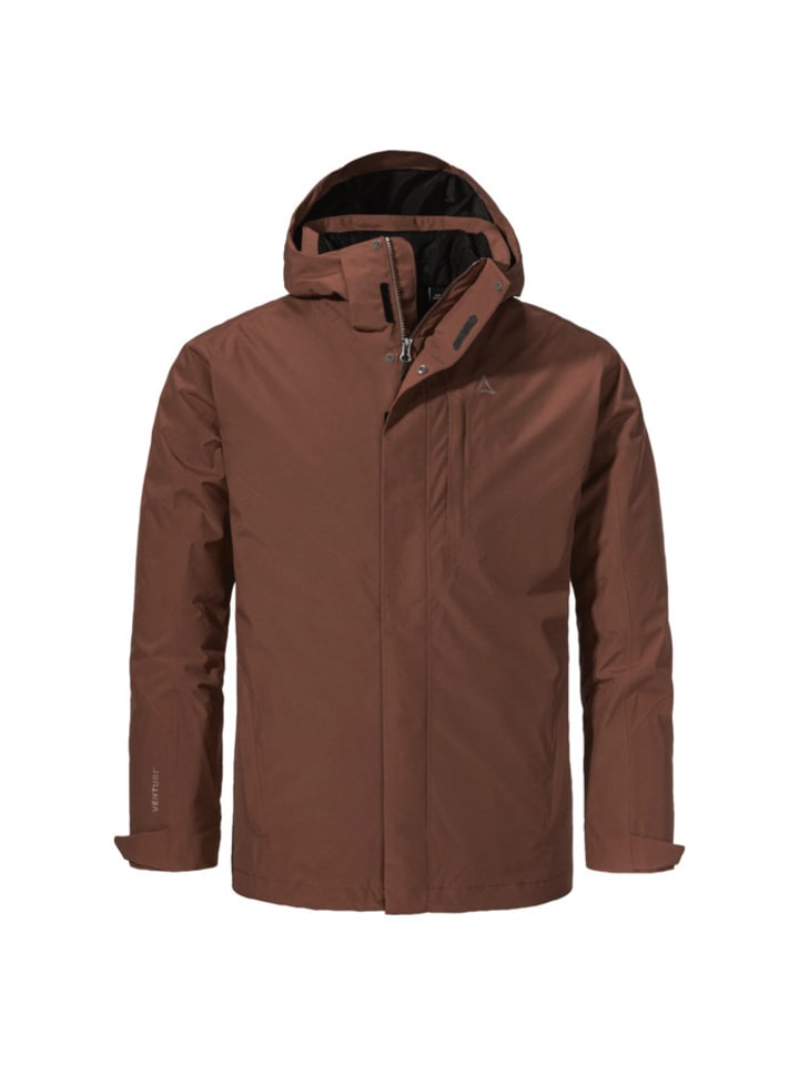 

Schöffel Двубортный жакет "3in1 Jacket Style Tamina MNS" шоколадного цвета
