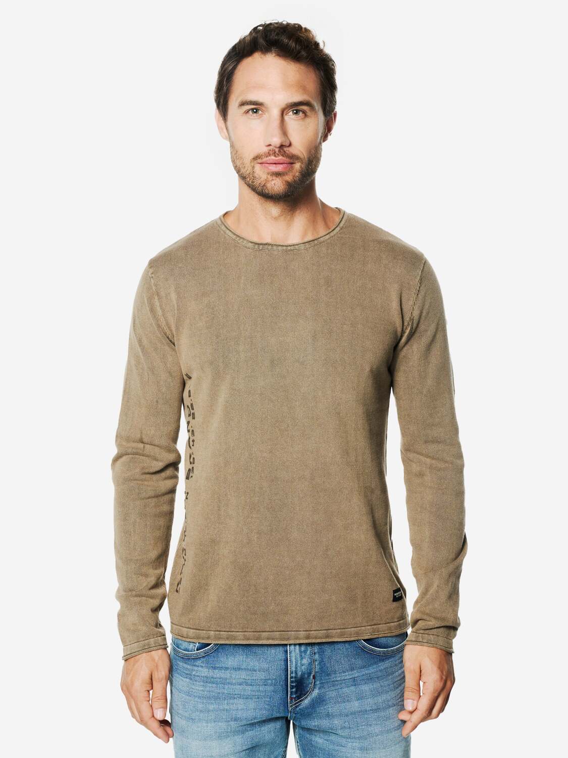 

KOROSHI Лонгслив в коричневом цвете Umbra