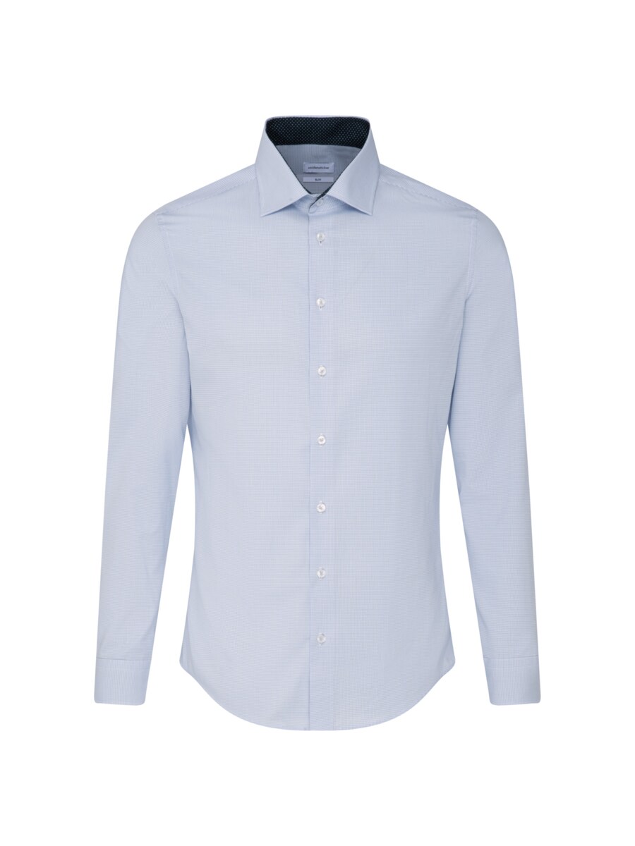 

Рубашка делового кроя Slim Fit SEIDENSTICKER, светло-синий