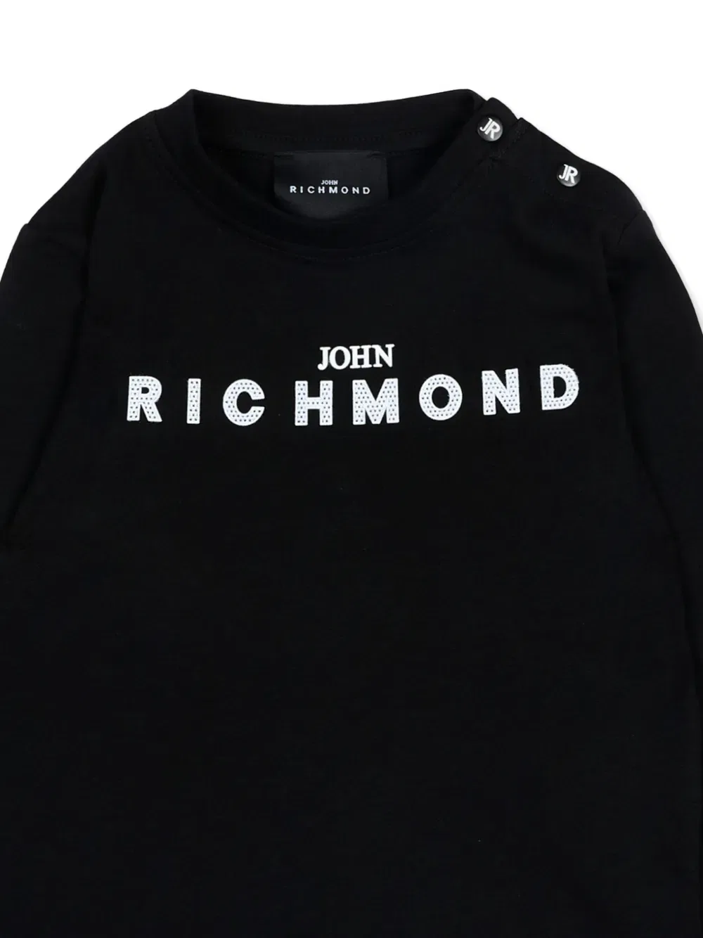 Футболка с длинным рукавом John Richmond Junior, черный — фото 3