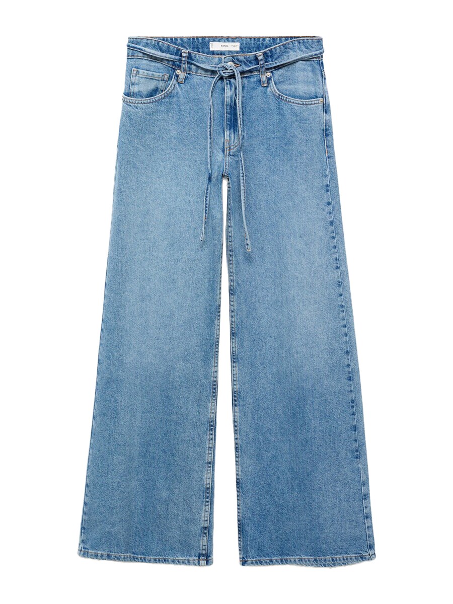 

Джинсы с широкими штанинами MANGO Olivia, синий деним