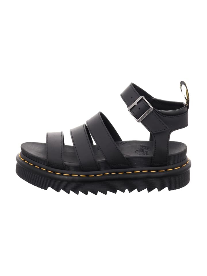 Сандалии на плоской подошве Dr Martens Plateau Sandaletten, черный