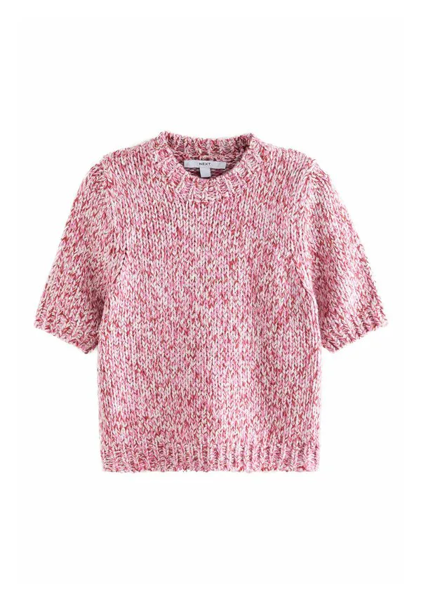 

Укороченная базовая футболка с коротким рукавом и перекрученным кроем Next, Pink/Multi, Розовый, Укороченная базовая футболка с коротким рукавом и перекрученным кроем Next, Pink/Multi