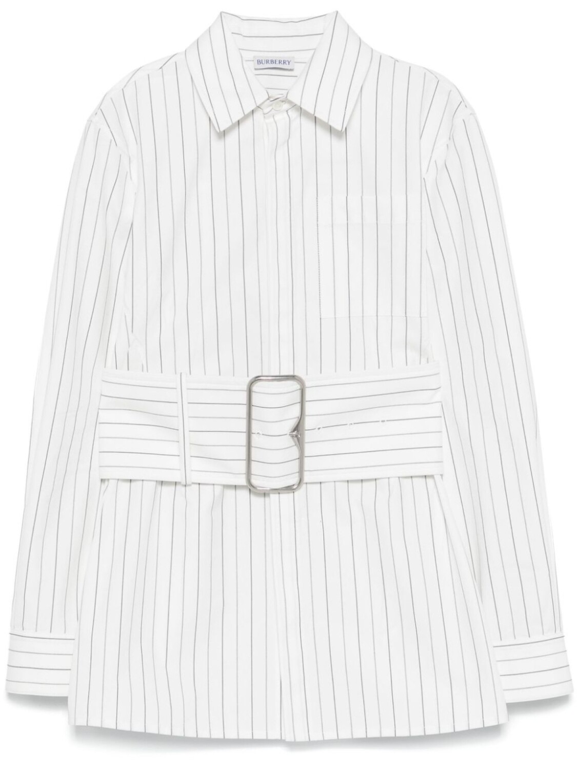 

Burberry рубашка в полоску, белый